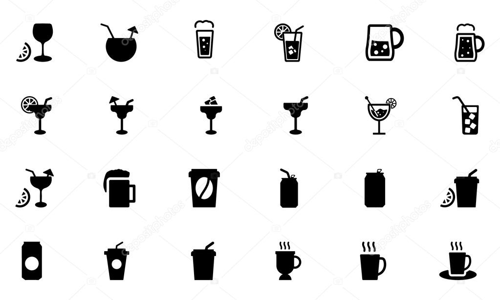Drinks Vector Icons 2