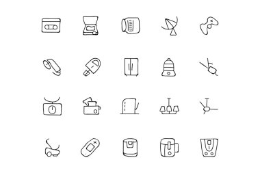Electronics Hand Drawn Doodle Icons 7