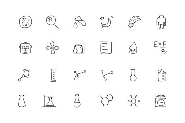 Science Hand Drawn Doodle Icons 5