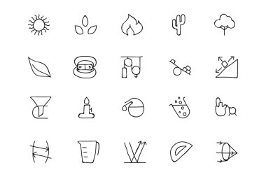 Science Hand Drawn Doodle Icons 7