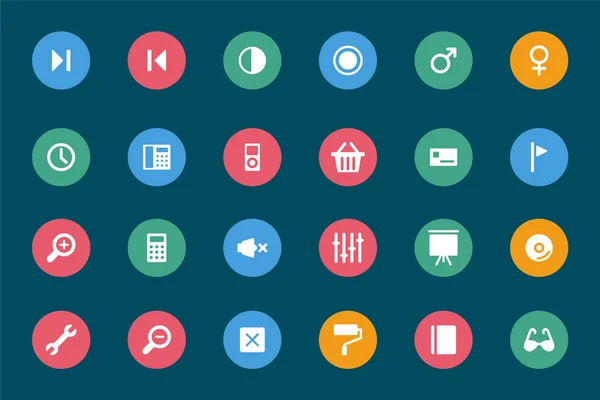 Web and Mobile Vector Icons 5 — Wektor stockowy