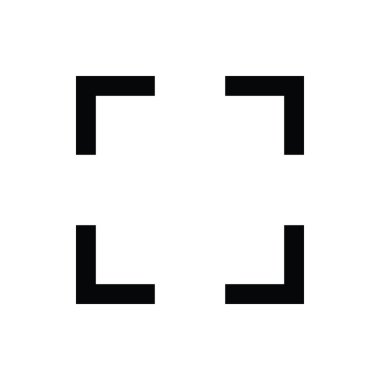 Odak vektör simgesi