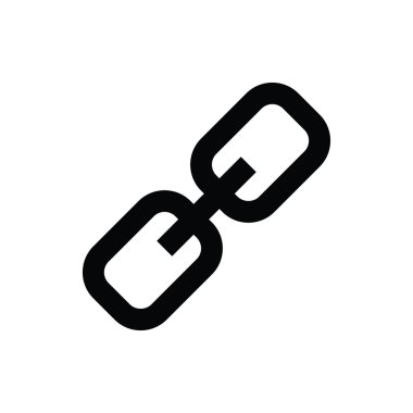 Chain Link Vector Icon clipart