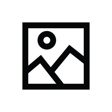 Manzara vektör simgesi