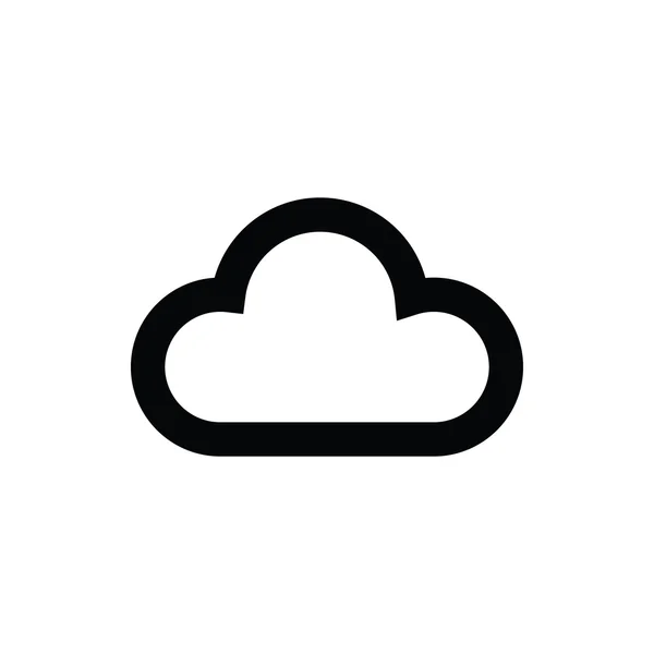 Nube vector icono — Archivo Imágenes Vectoriales