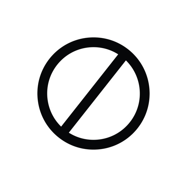 Запретная векторная икона
