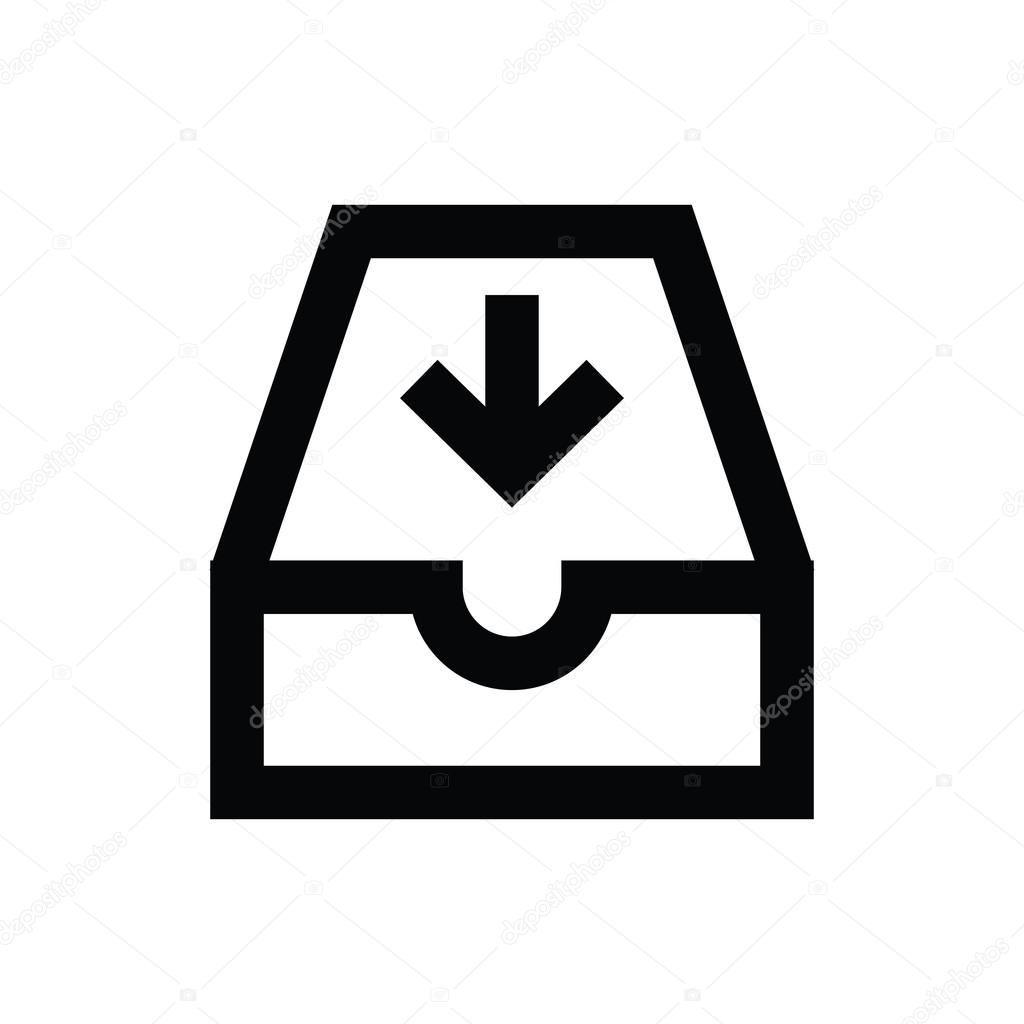 Email Inbox Vector Icon