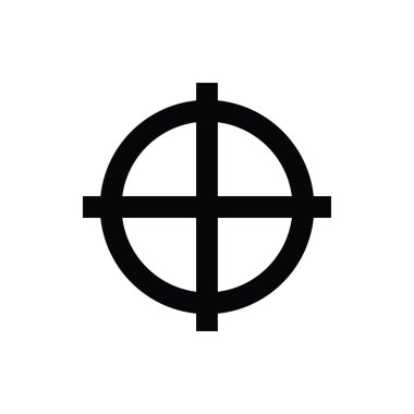 Odak vektör simgesi