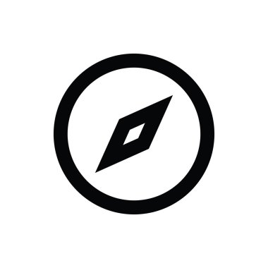 Pusula vektör simgesi