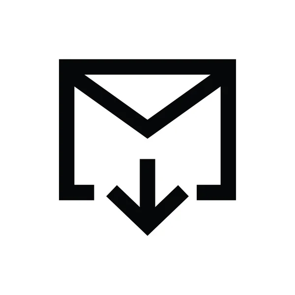 E-mail Inbox Vector Icon — Stockvector