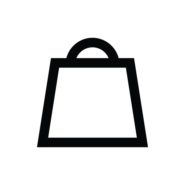 Tote Bag Vector Ícone —  Vetores de Stock