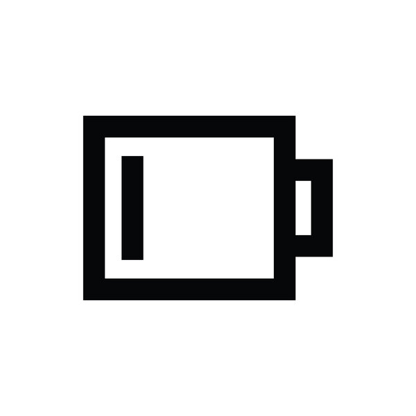 Low Battery Vector Icon