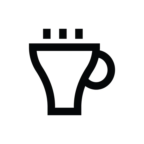 Icona vettoriale del tè caldo — Vettoriale Stock