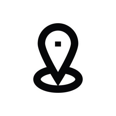 harita pin vektör simgesi