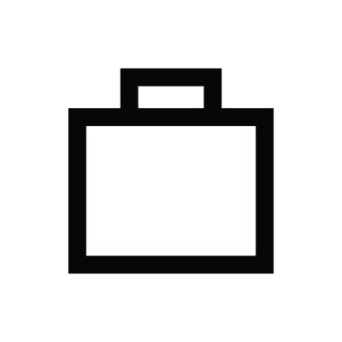 çanta vektör simgesi