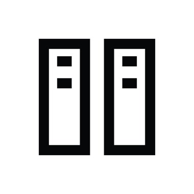 hoparlör vektör simgesi