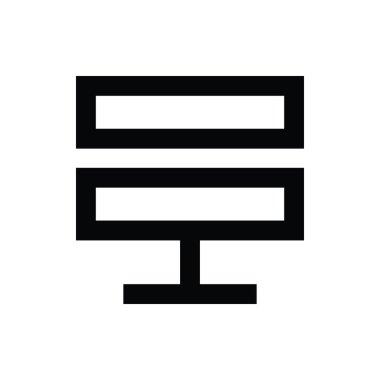 Sunucu vektör simgesi