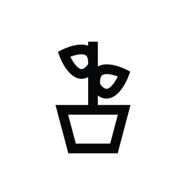 çiçek vektör simgesi