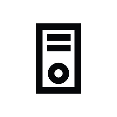 Woofer vektör simgesi