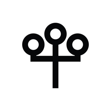 Sokak ışıkları vektör simgesi