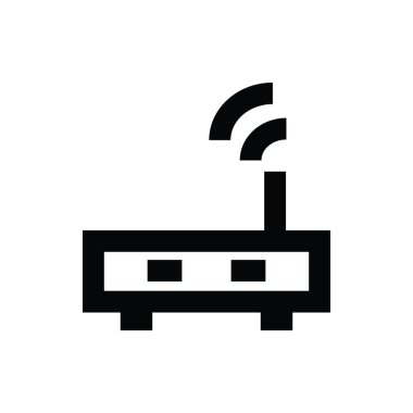 Wifi yönlendirici vektör simgesi