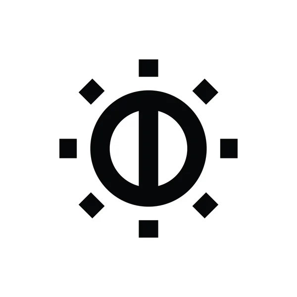 Icono de Vector de brillo — Vector de stock