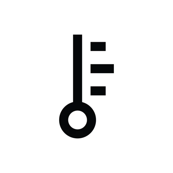 Thermometer-Vektorsymbol — Stockvektor