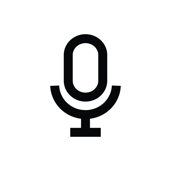 Mikrofon vektör simgesi