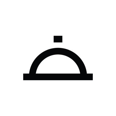 Tabağı vektör simgesi