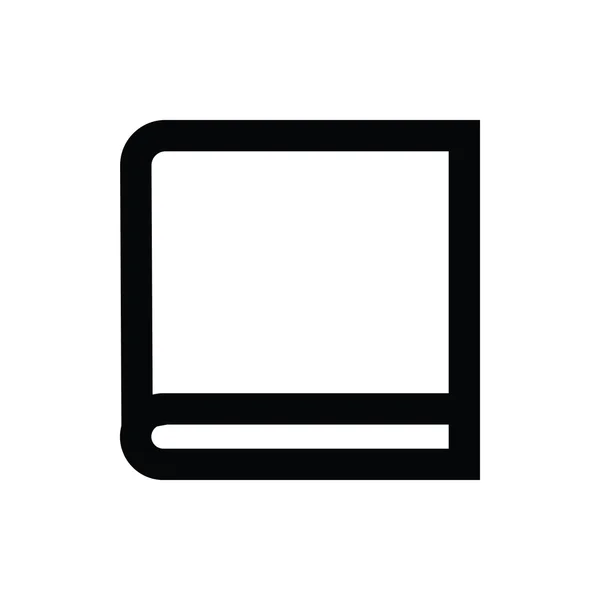Notebook vector pictogram — Stockvector