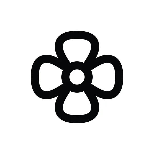 Bloem vector pictogram — Stockvector