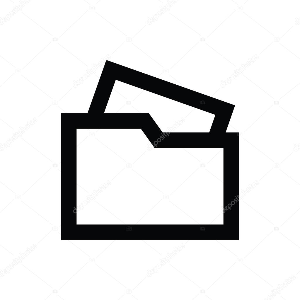 File folder Vector Icon