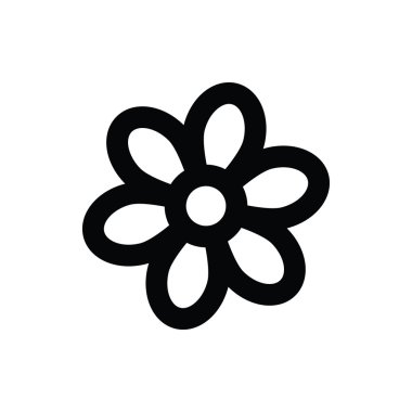 çiçek vektör simgesi