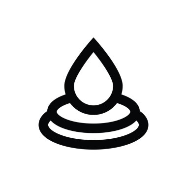 Damlacık vektör simgesi