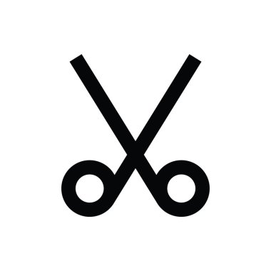 Makas vektör simgesi