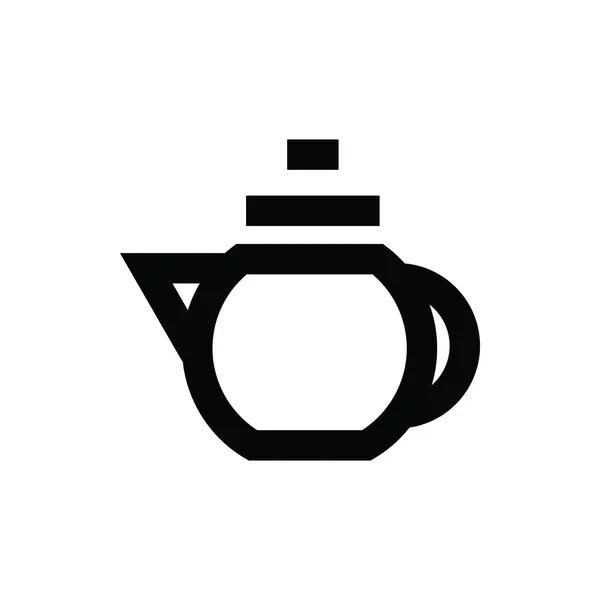 Teapot Vector Icon — Stock Vector