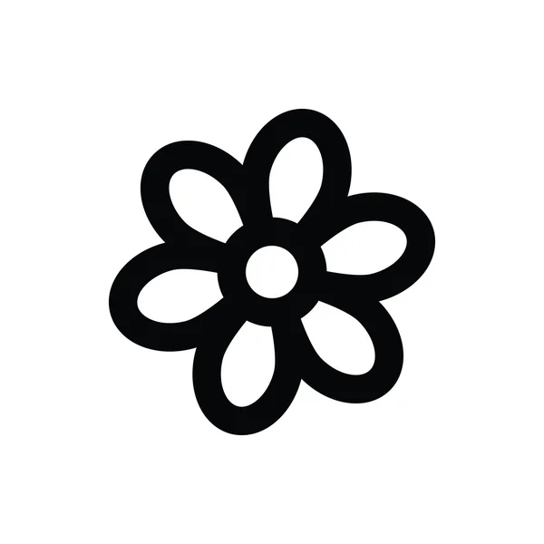 Bloem vector pictogram — Stockvector