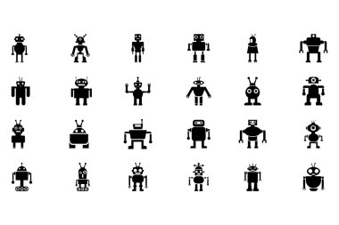 Robots Vector Icons 2