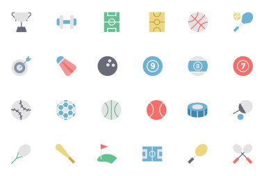 Spor renkli vektör simge 1