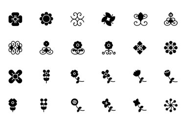 Flowers and Floral Vector Icons 5