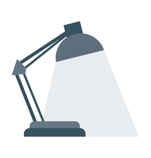 Ícone do vetor da lâmpada de mesa — Vetor de Stock