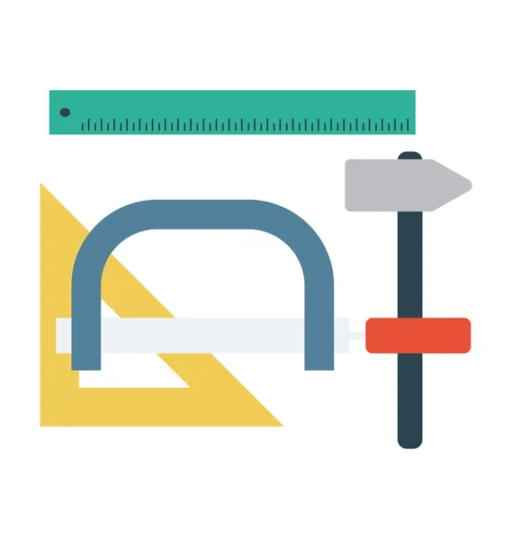 Drafting Tools Vector Icon — Stock Vector