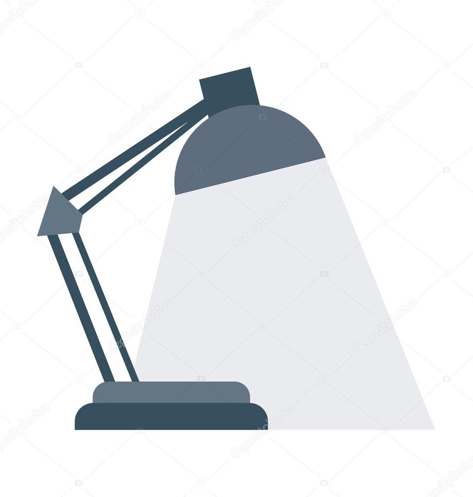 Desk Lamp Vector Icon