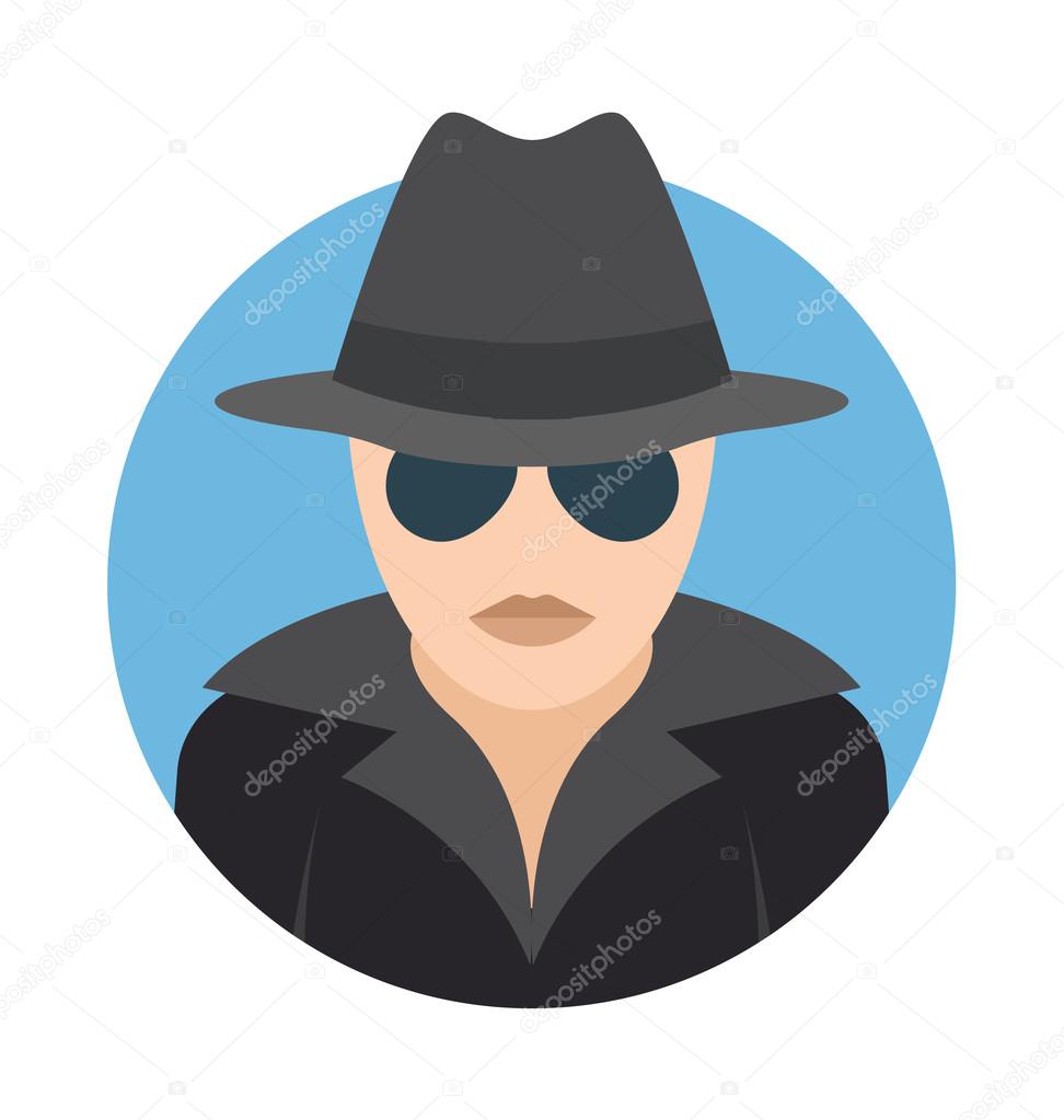 Spy Vector Illustration