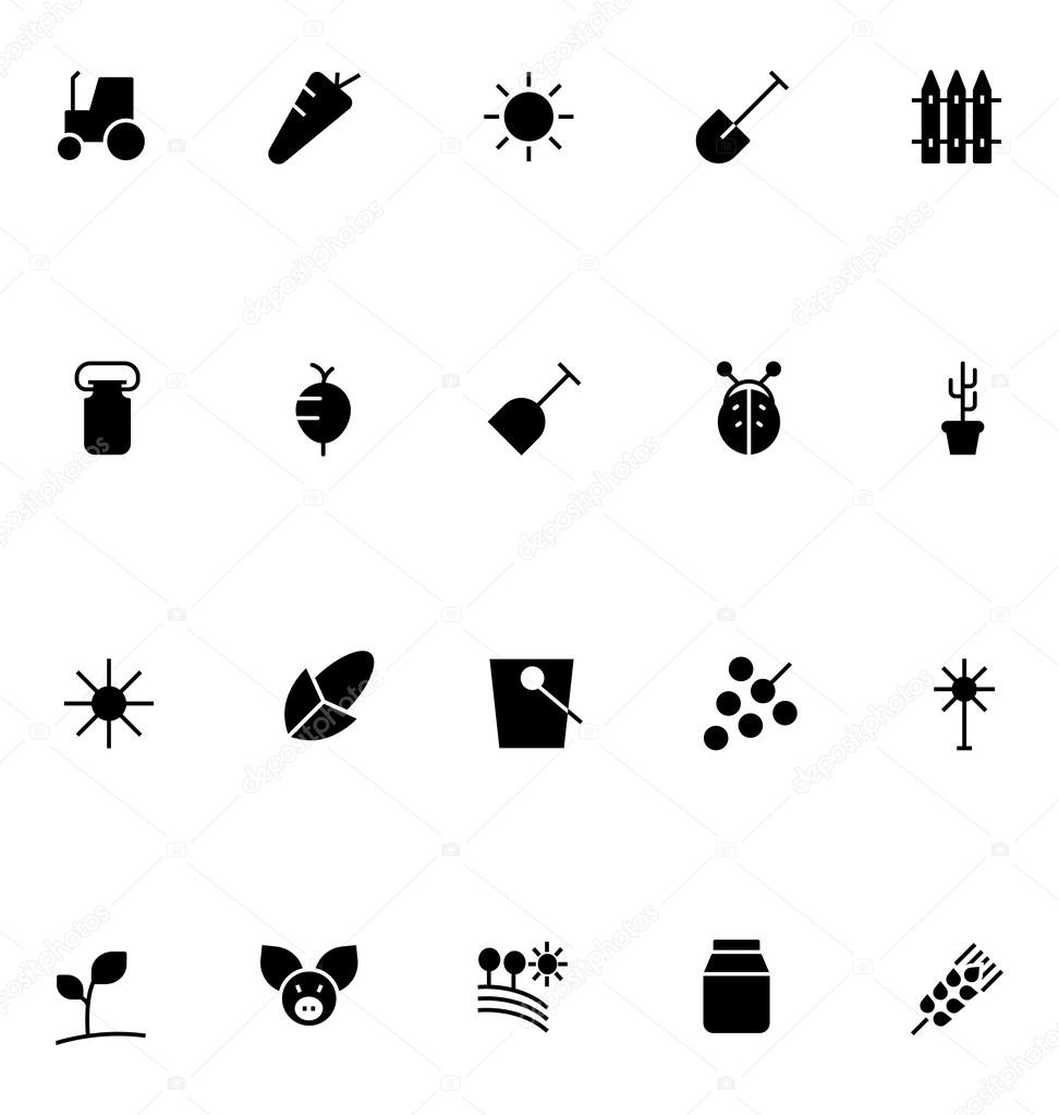 Agriculture Vector Icons 2