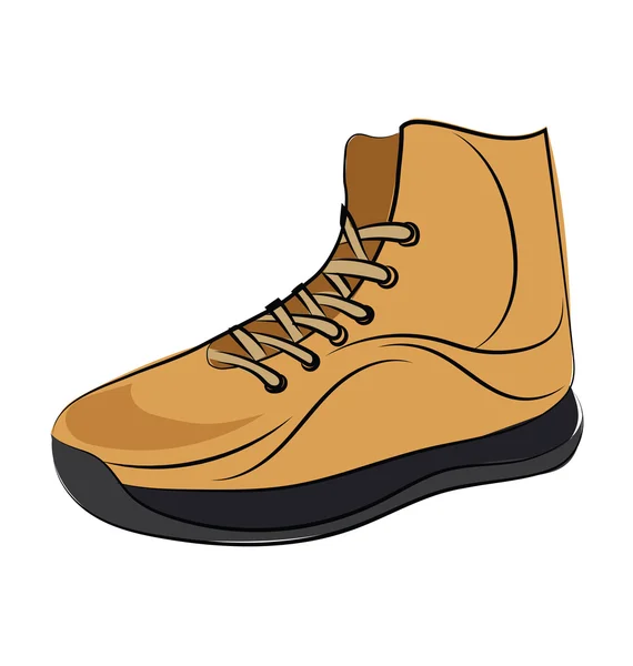 Sneaker Color Sketchy Vector Icon — Vector de stock