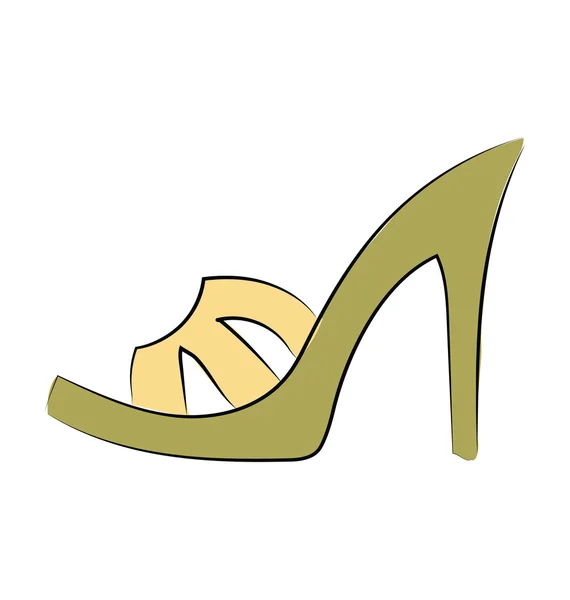 Tacones Color Vector Icono — Vector de stock