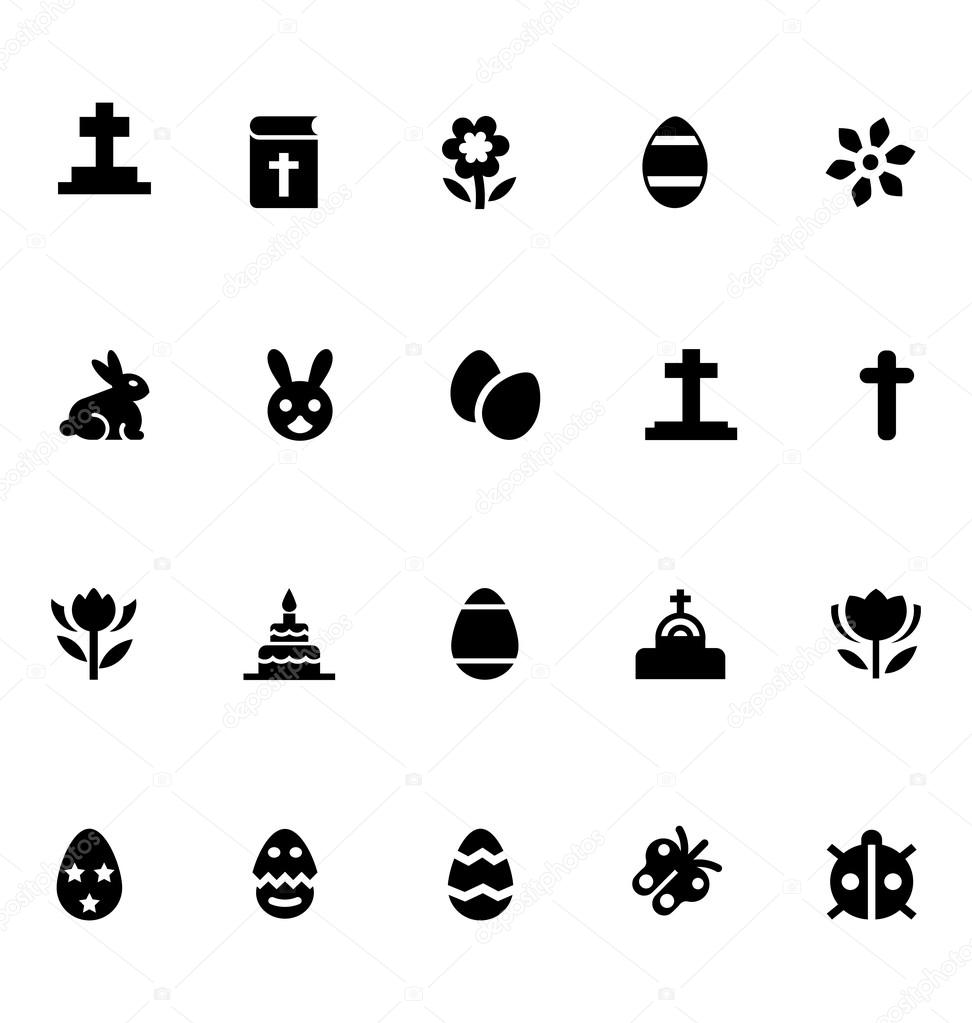 Easter Vector Icons 1