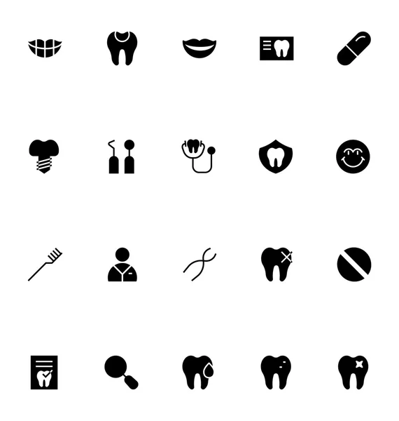 Dental Vector Icons 3 — Stock Vector