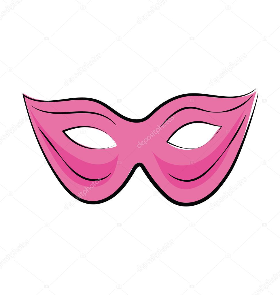 Pink Masquerade Masks Clip Art
